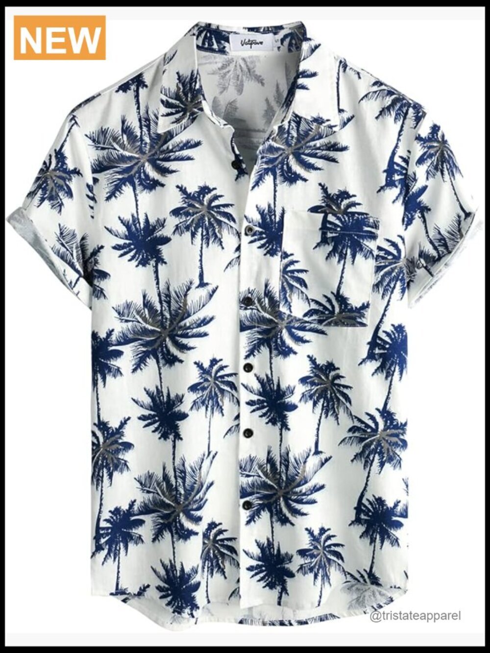 Mens Hawaiian Floral Button Down Short Sleeve Casual Beach Shirt